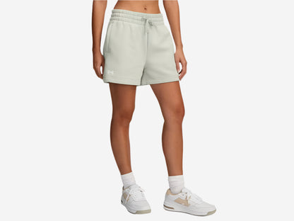 UA Women's Rival Fleece Shorts - Hydro Green