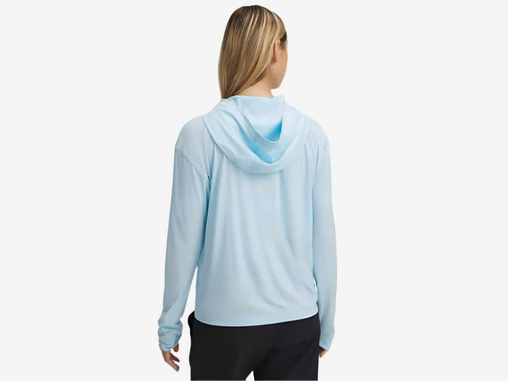 UA Women's Fish Elite Hoodie - Stream/Ether Blue