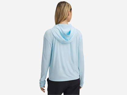UA Women's Fish Elite Hoodie - Stream/Ether Blue