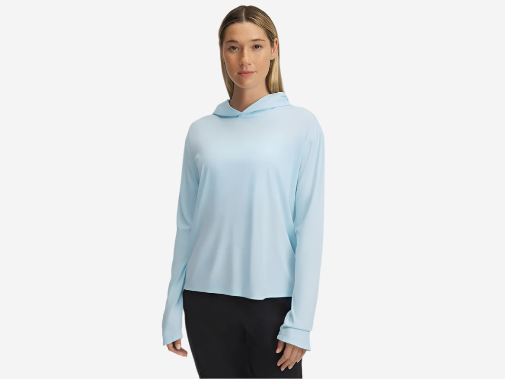UA Women's Fish Elite Hoodie - Stream/Ether Blue