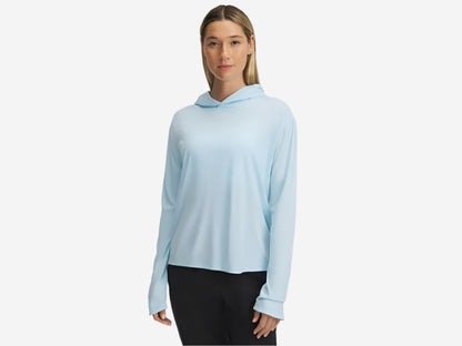 UA Women's Fish Elite Hoodie - Stream/Ether Blue